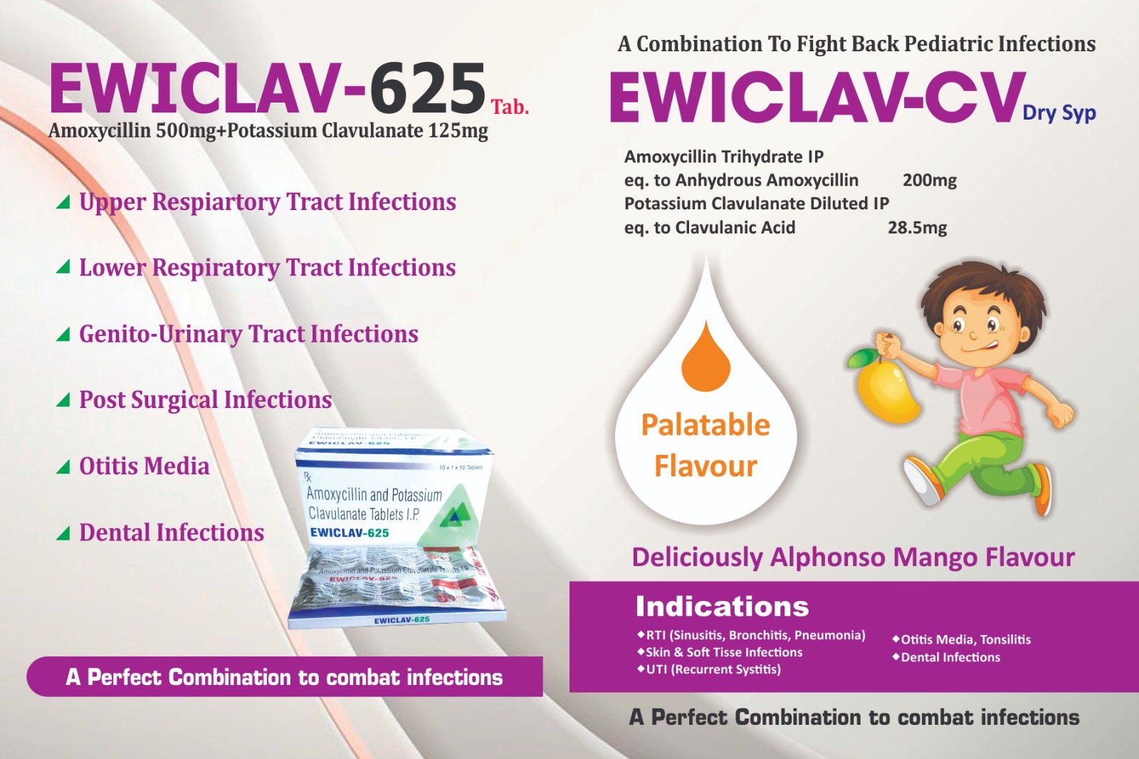 EWICLAV-625 pharmaceutical product creative