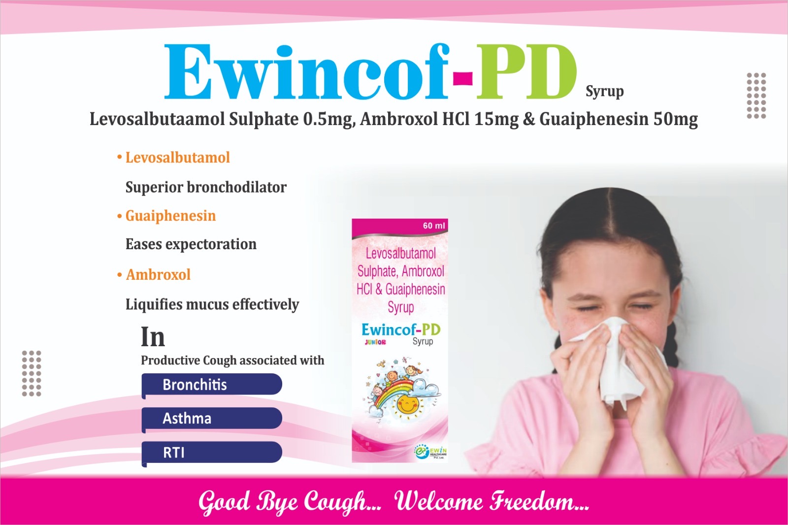 EWINCOF-PD pharmaceutical product creative